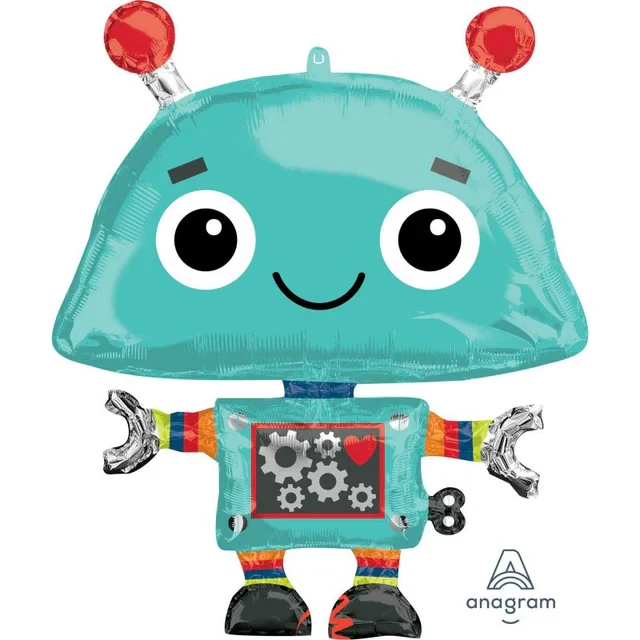Globo de aluminio - Robot SuperShape XL (73 cm)