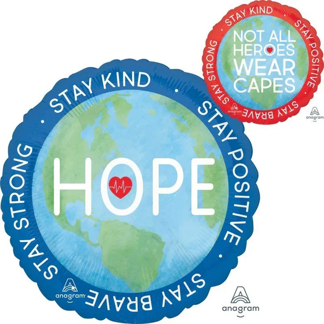 Globo de aluminio - Estándar HX Hope (45 cm)