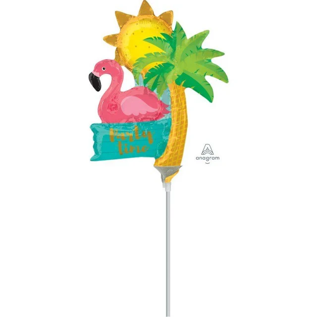 Globo de aluminio - Forma mini que permite flamear su fiesta