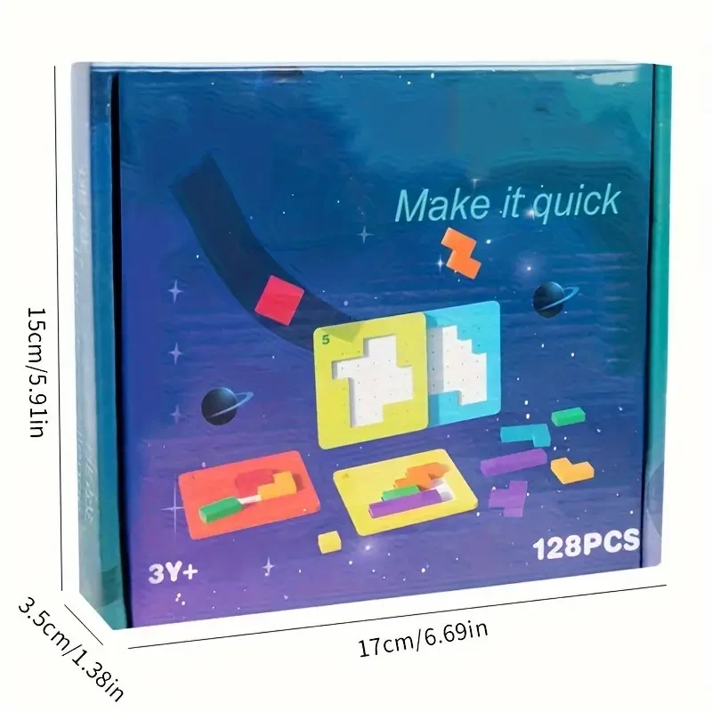 108pcs 3D Building Puzzle Set
