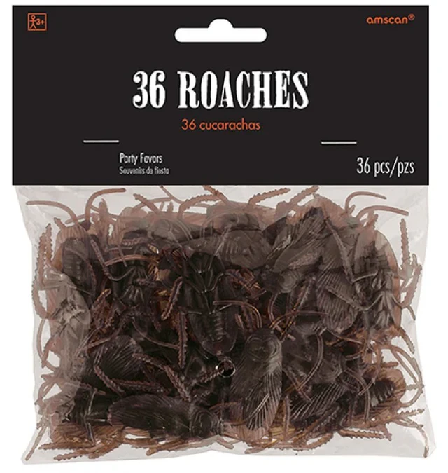 Las cucarachas prefieren el plástico (paquete de 36)