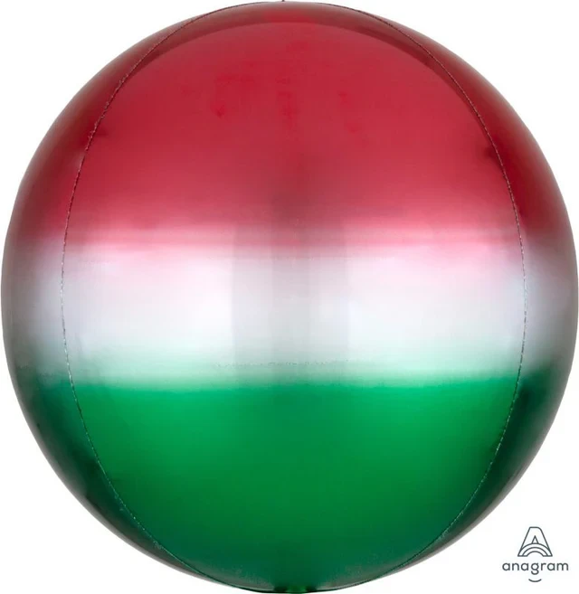 Globo - Orbz XL Ombre Rojo y Verde