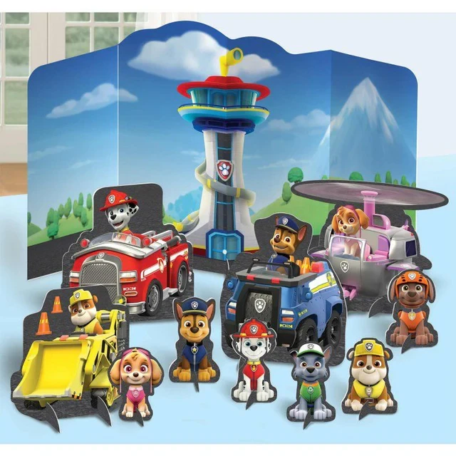 Kit de decoración de mesa de Aventuras de la Patrulla Canina