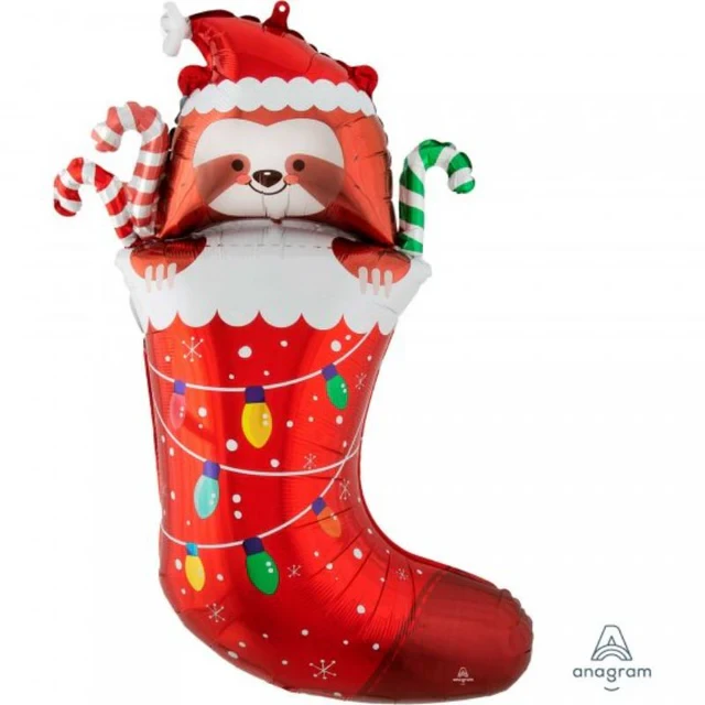 Calcetín navideño de perezoso Supershape