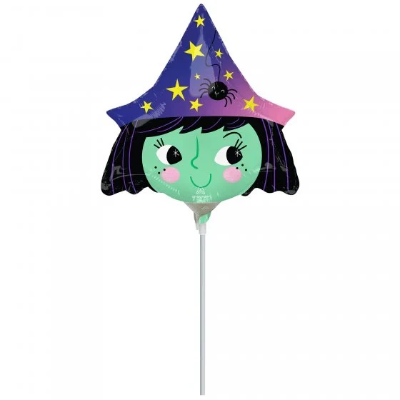 Mini figura de bruja de Halloween