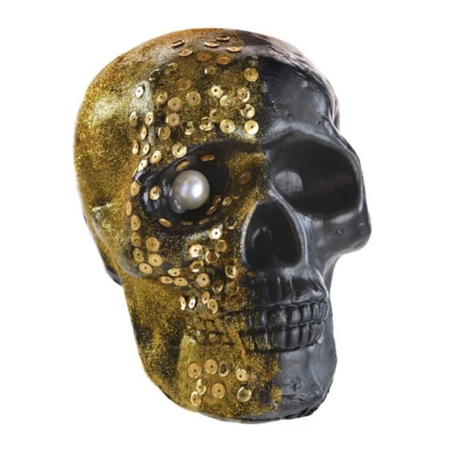 Decoración de calavera glamurosa de cementerio