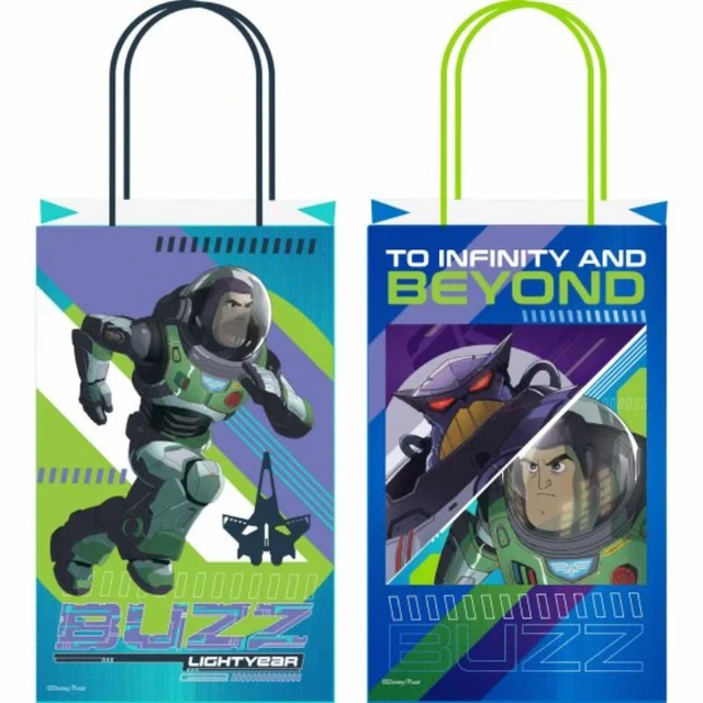Bolsas de papel kraft de Buzz Lightyear (juego de 8)