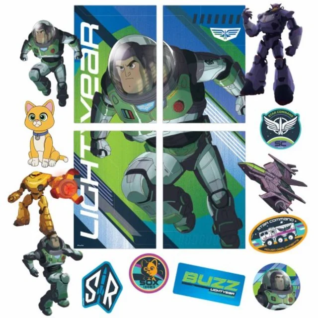 Set de 16 decorados y accesorios variados de Buzz Lightyear