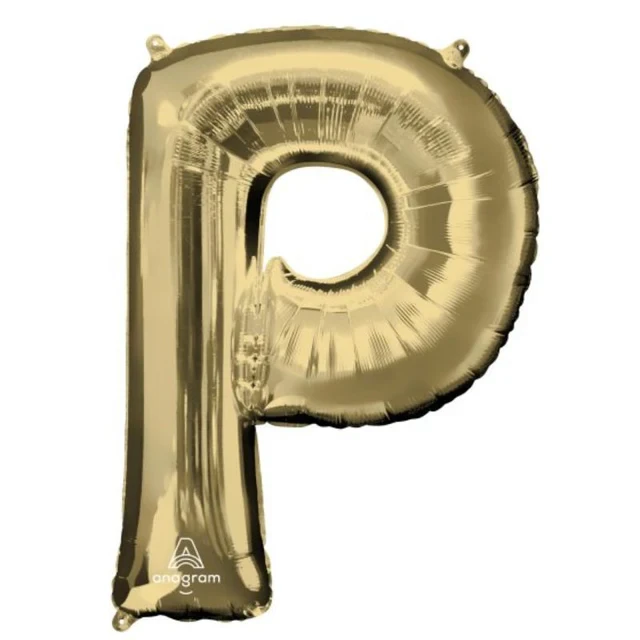 Letra P SuperShape Oro Blanco