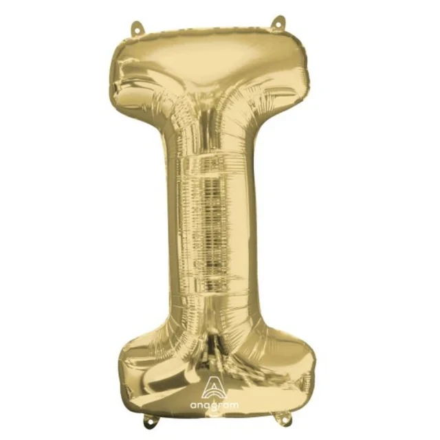 SuperShape Letra I Oro Blanco