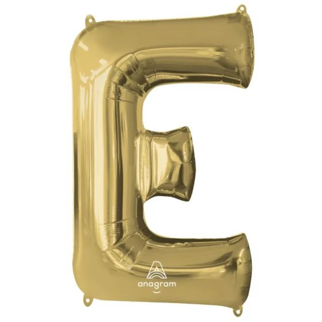 Letra E SuperShape Oro Blanco