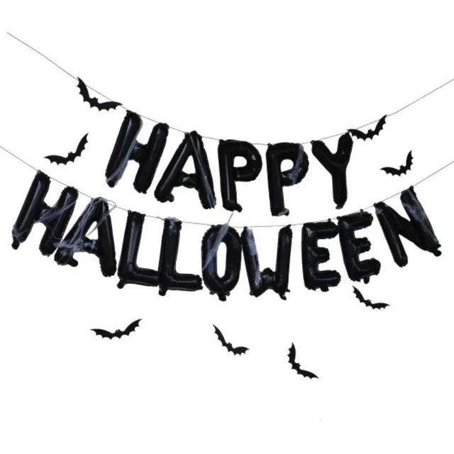 Guirnalda de globos para la noche del terror (paquete de 23)