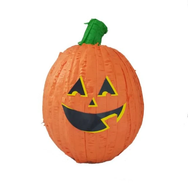 Piñata con forma de calabaza en 3D