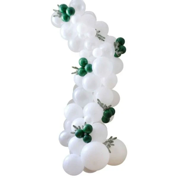 Arco de globos navideños nórdicos - Paquete de 75