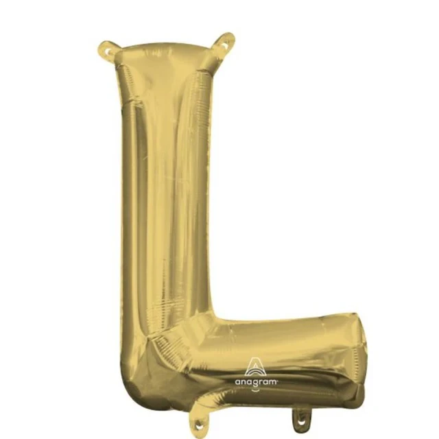 CI: Letra L Oro Blanco