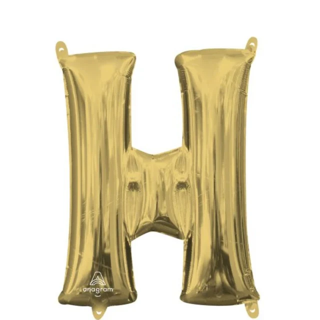 CI: Letra H Oro Blanco