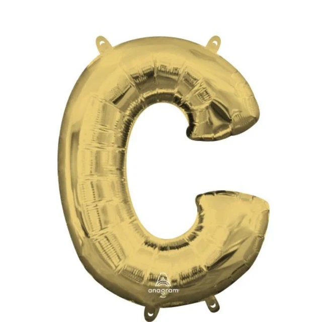 CI: Letra C Oro Blanco