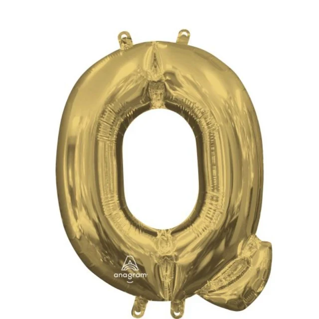 CI: Letra Q Oro Blanco