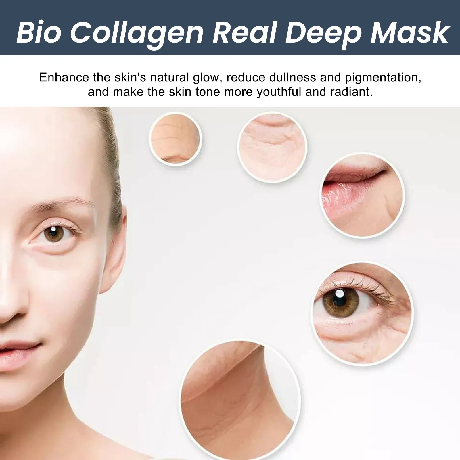 Mascarilla hidratante y blanqueadora antiarrugas
