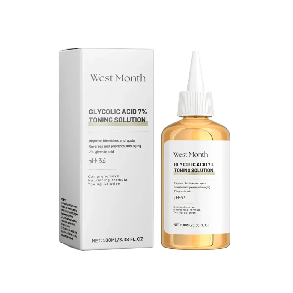 Tónico iluminador para el acné que hidrata y rejuvenece la piel.