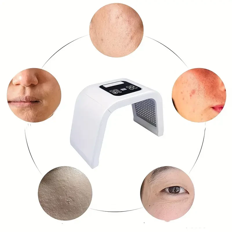 Máscara LED PDT profesional de 7 colores, terapia de luz facial, dispositivo para el cuidado de la piel