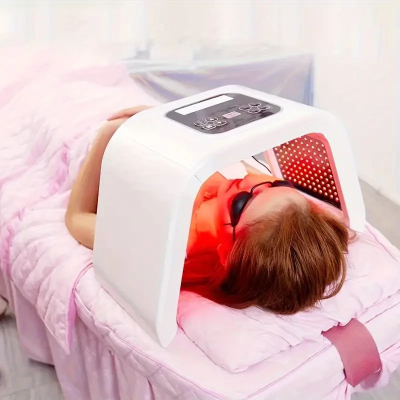 Máscara LED PDT profesional de 7 colores, terapia de luz facial, dispositivo para el cuidado de la piel