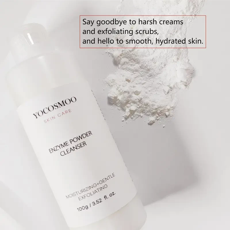 Limpiador facial en polvo - Jabón facial exfoliante suave