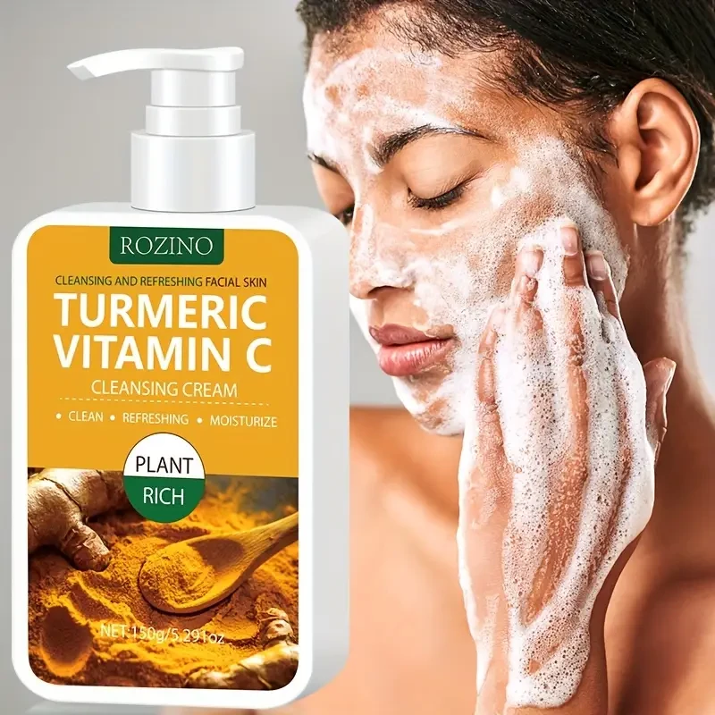 Limpiador facial de cúrcuma y vitamina C de Rozino