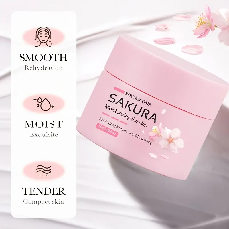 Crema facial hidratante Sakura,