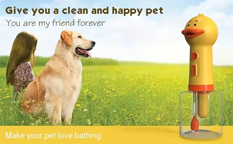 Limpiador eléctrico de espuma para perros Aookupett -