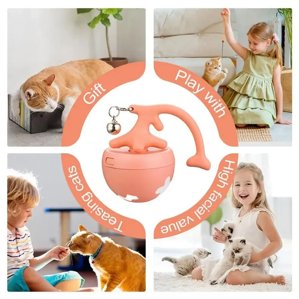 Pelota de juguete interactiva inteligente para gatos