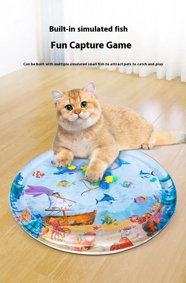 Cojín de cama de agua refrescante de verano para mascotas, almohadilla de hielo