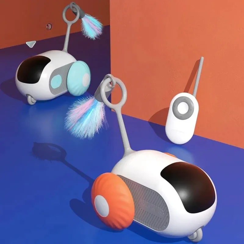 Juguete interactivo para gatos con control remoto
