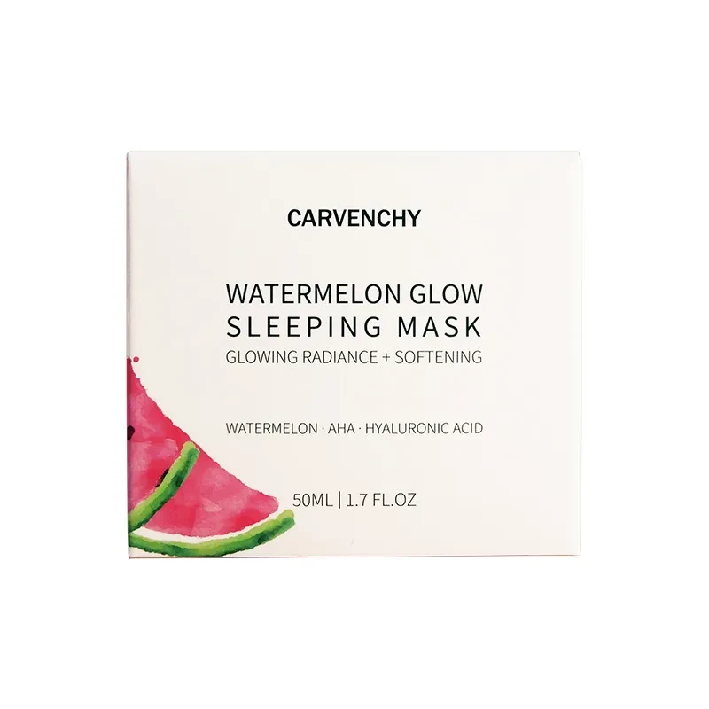 Crema hidratante de sandía para dormir, hidratante y aclarante.
