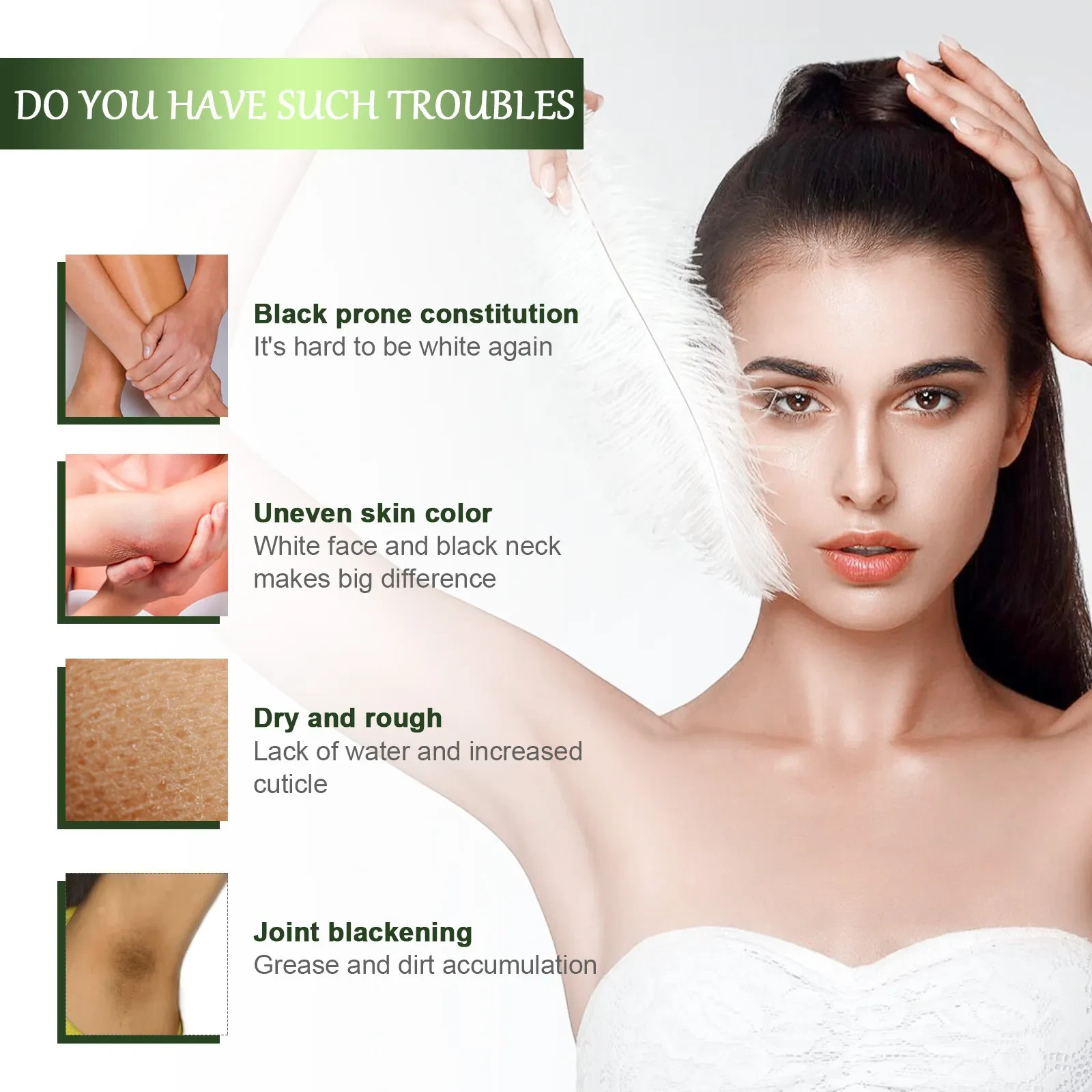 Crema blanqueadora corporal nutritiva e hidratante Fade