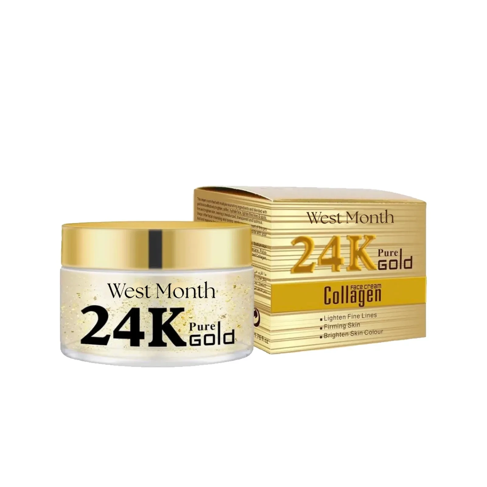 Crema blanqueadora, iluminadora y reafirmante para la piel que desvanece las arrugas