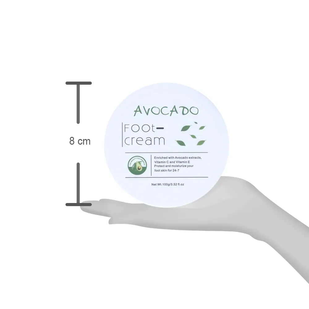 Crema para pies, cuidado de la piel, reparadora, hidratante y antigrietas.