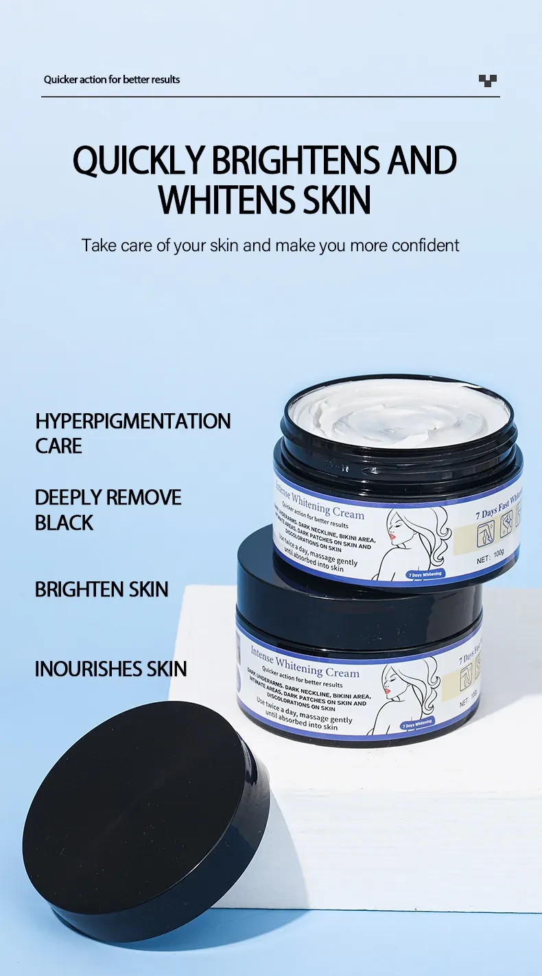 Crema blanqueadora Snow White para aclarar la piel y rejuvenecerla.