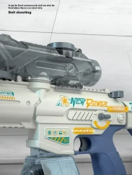 Pistola de agua eléctrica para niños, juguetes de playa y piscina