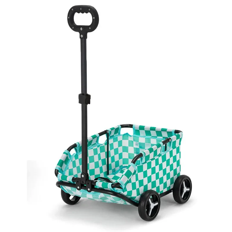 Cochecito para mascotas, carrito para perros y gatos, carrito pequeño para mascotas, carrito de almacenamiento plegable portátil