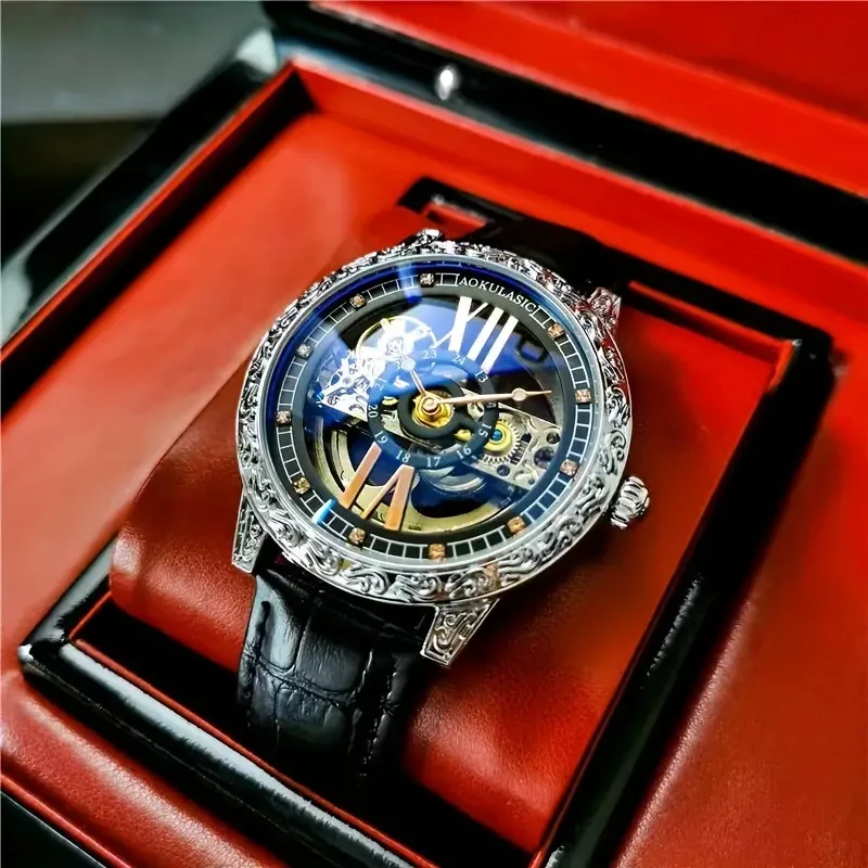 Reloj mecánico de moda para hombre