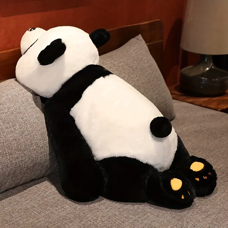 Adorable y famoso cojín de peluche de panda para dormitorio, sofá, regalo para novio, novia, mejor amiga o para darle un toque femenino a tu habitación. Regalo de Navidad y Halloween.