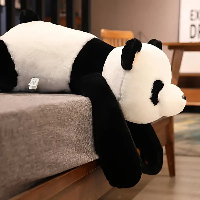 Adorable y famoso cojín de peluche de panda para dormitorio, sofá, regalo para novio, novia, mejor amiga o para darle un toque femenino a tu habitación. Regalo de Navidad y Halloween.