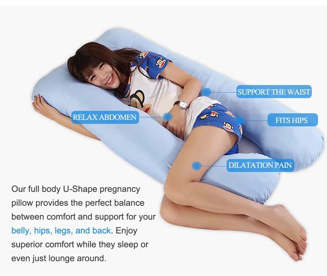 Almohada de apoyo para dormir de verano para embarazadas