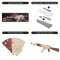 Rifle automático AK-47 Robotime Rokr, pistola de madera 3D con doble disparo, divertido juguete DIY para niños y adultos, Justice Guar LQ901
