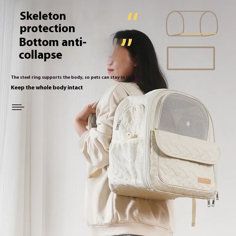 Mochila para gatos, estuche portátil para transportar mascotas