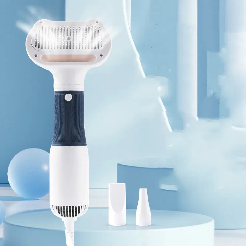 Peine eléctrico para arrancar y soplar el pelo de mascotas
