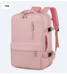 Mochila escolar impermeable y recargable por USB para estudiantes, ideal para viajes al aire libre.