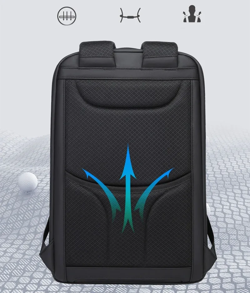Mochila de viaje para ordenador de gran capacidad para hombre