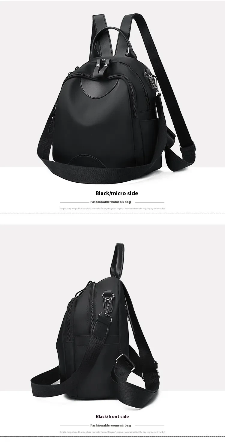 Mochila informal de tela Oxford para mujer, de gran capacidad, para viajes